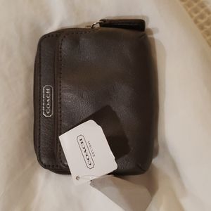 Coach two pocket coin/card wallet